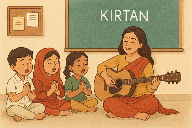 How to  Spice up Kiirtan with Kids
